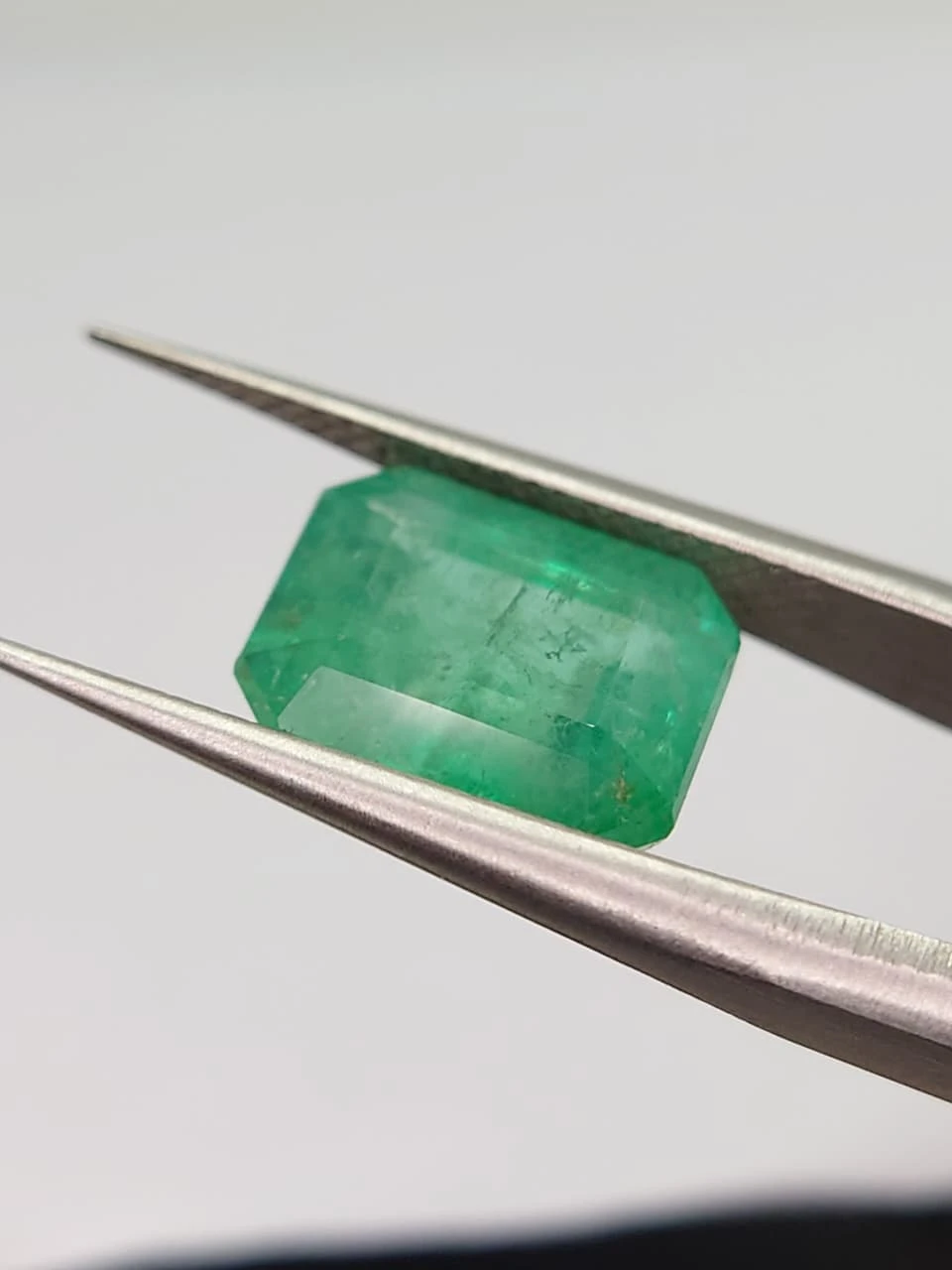 4ct Natural Octagon Cut Panjshir Emerald from Afghanistan — view 3